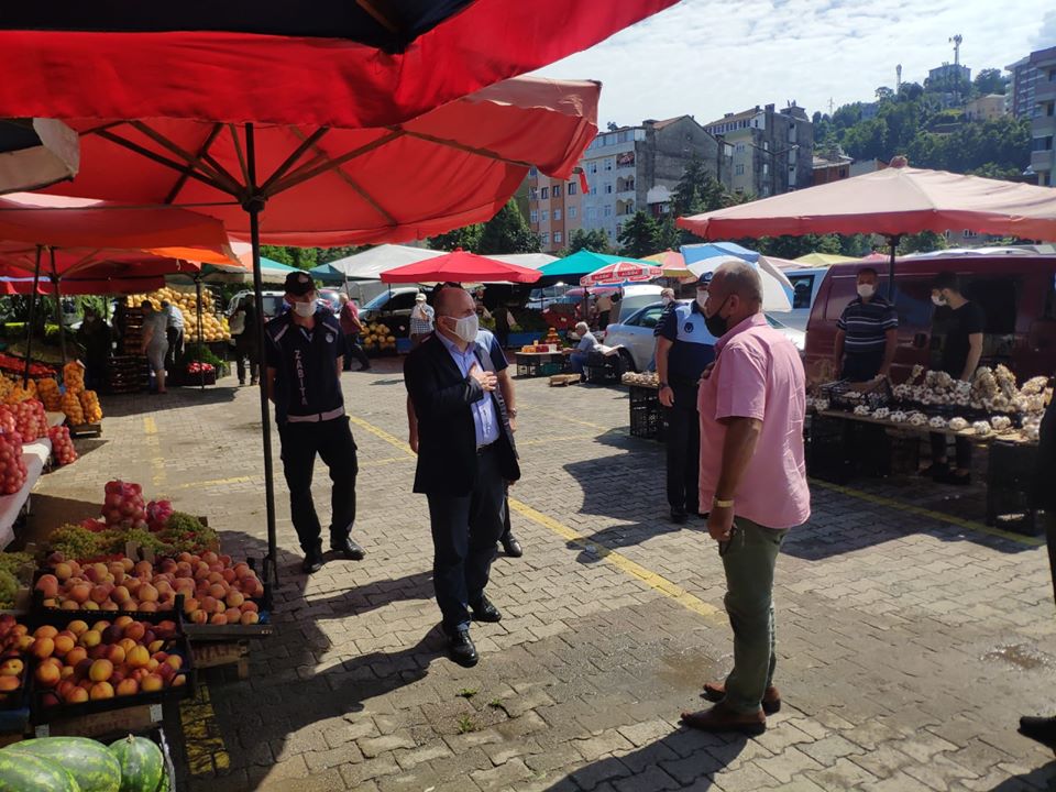 BAŞKANIMIZ PAZARYERİNİ DENETLEDİ