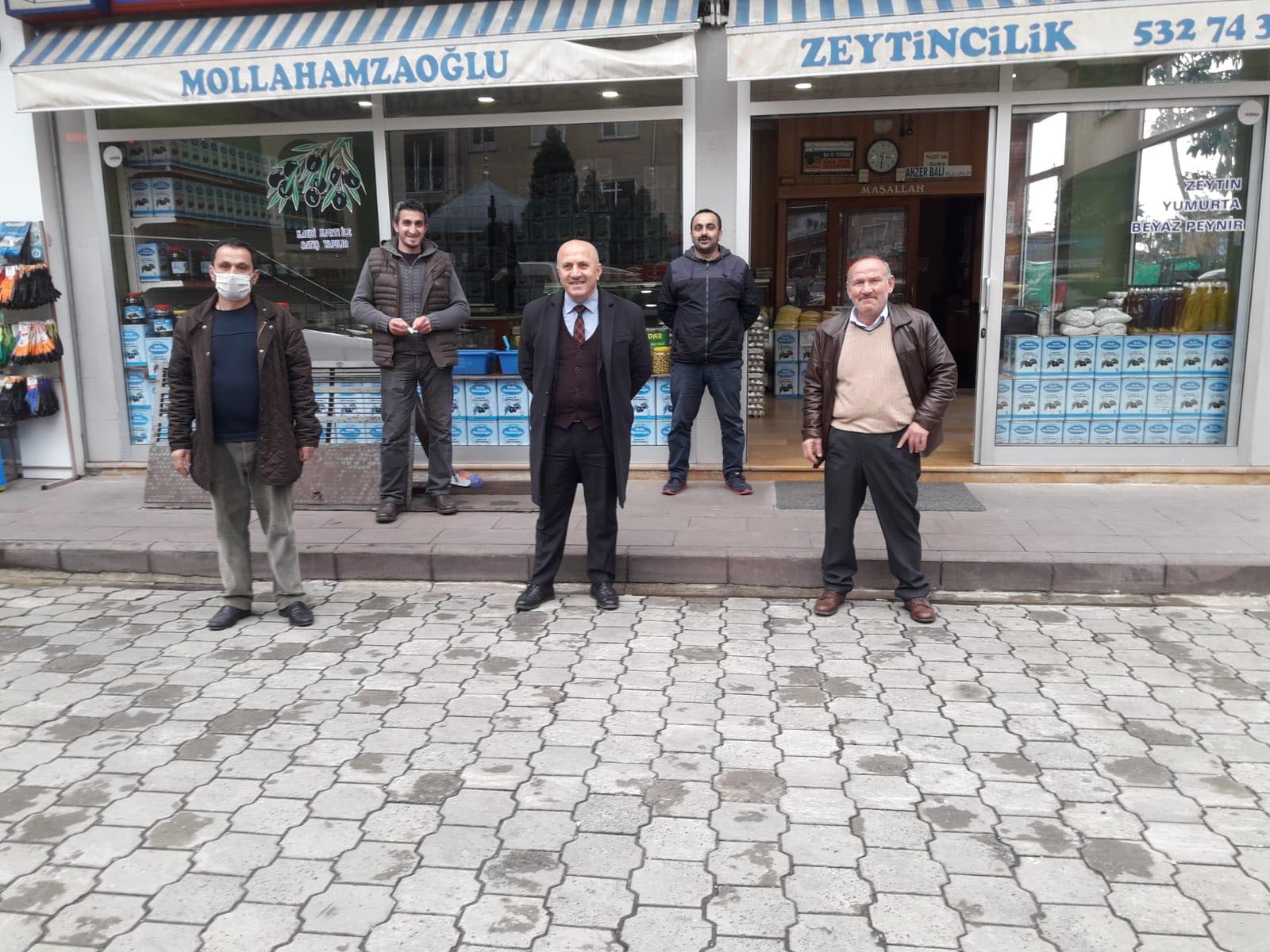 BAŞKANIMIZDAN AÇIK OLAN ESNAFLARA MORAL ZİYARETİ