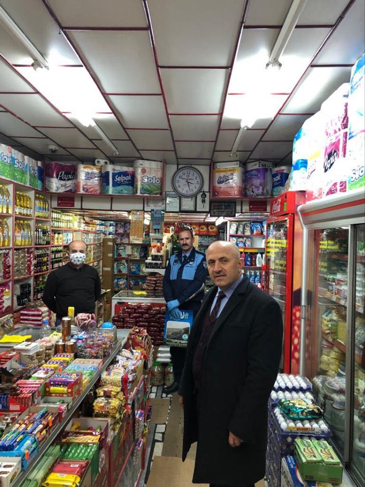 BAŞKANIMIZDAN AÇIK OLAN ESNAFLARA MORAL ZİYARETİ