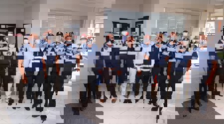 BAŞKANIMIZDAN ZABITALARA ÜNİFORMALI ZİYARET